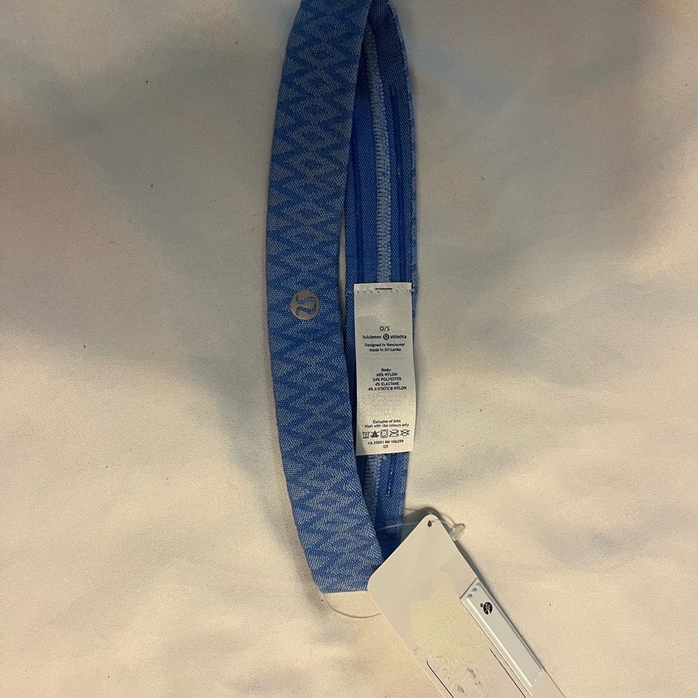 Blue Patterned Headband - Picture 2 of 2